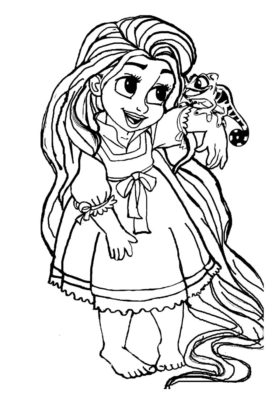 Coloring Pages Tangled