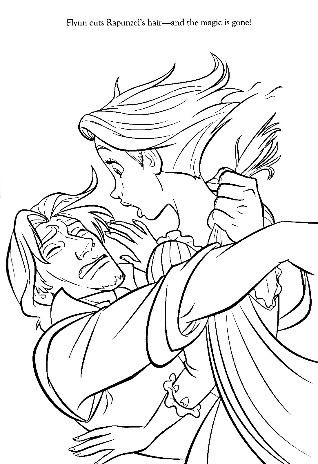Tangled Coloring Pages