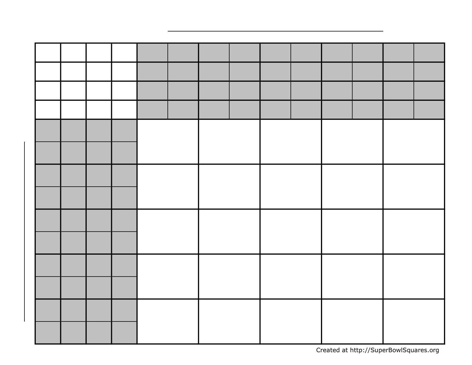 template blank free printable football squares 100