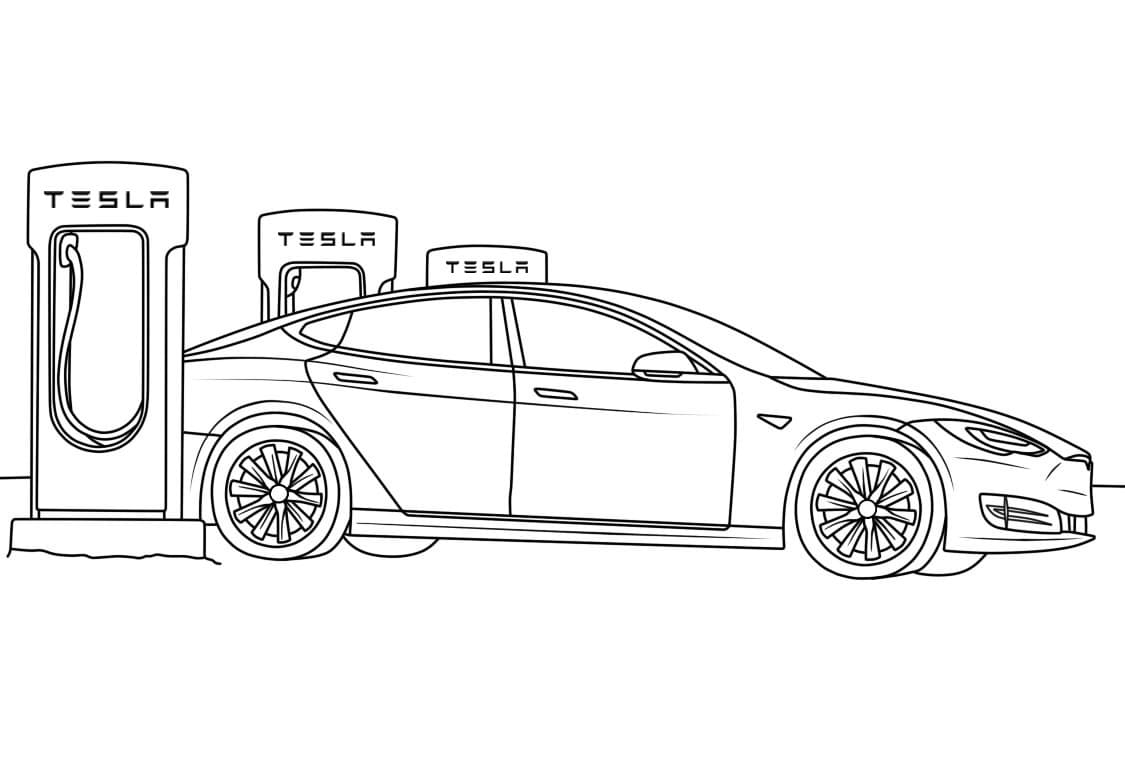 Tesla 1 Online Coloring Pages