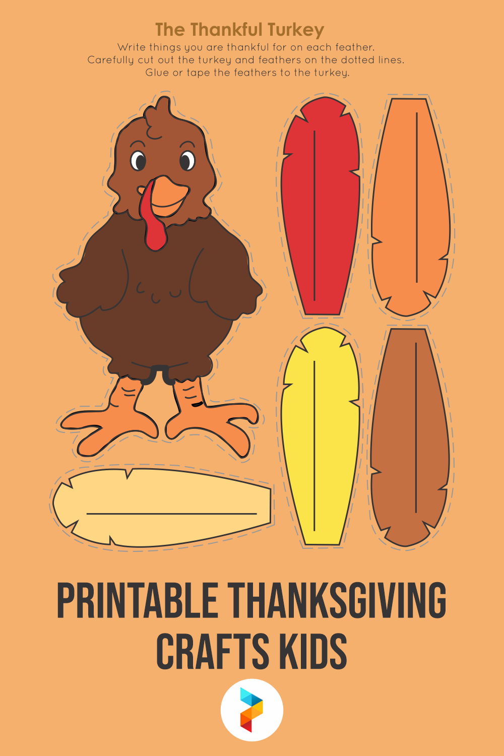 thanksgiving crafts for toddlers age 2 printable
