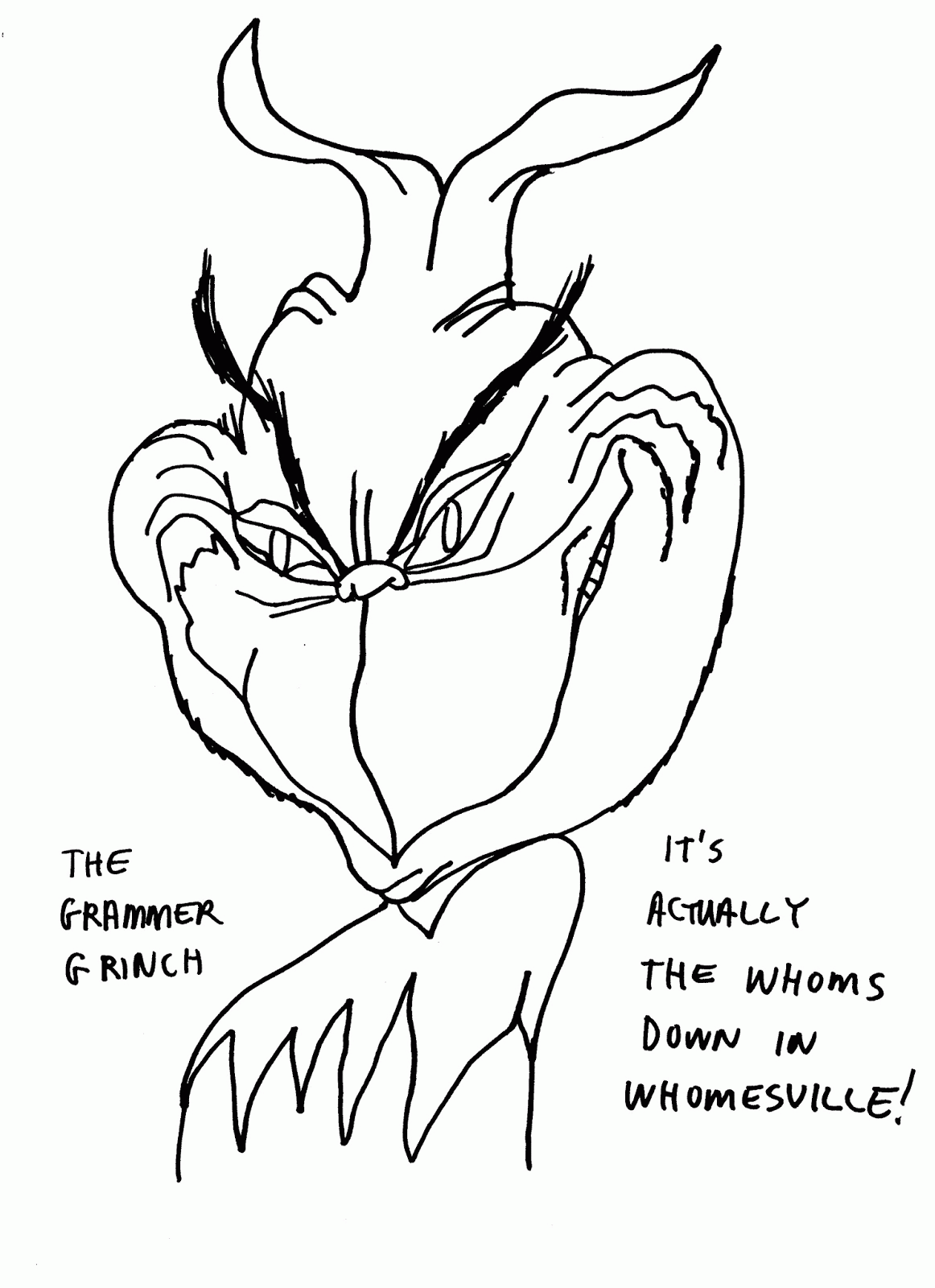 The Grinch Coloring Pages Printable Coloring Home