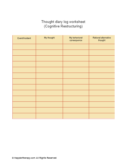 log worksheet