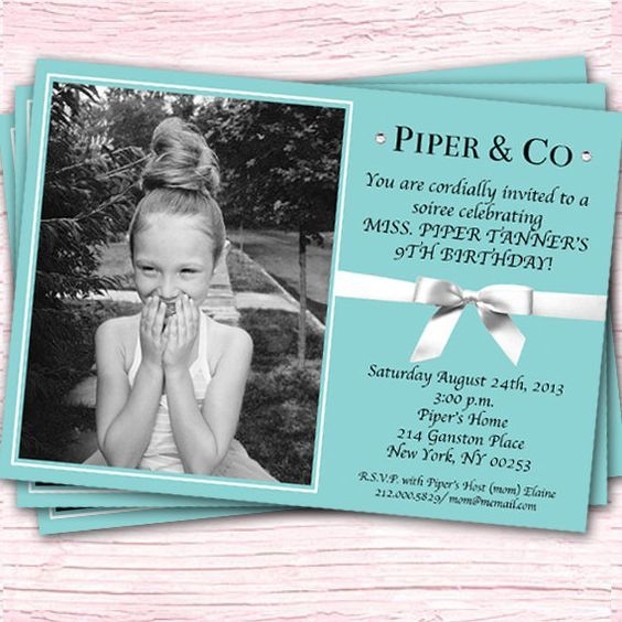 free tiffany and co invitation template