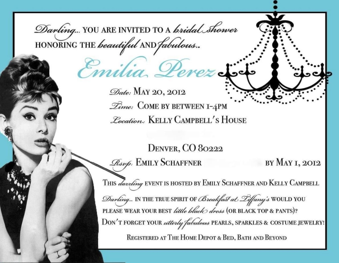 Tiffany And Co Invitation Template SampleTemplatess SampleTemplatess