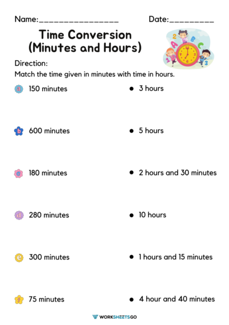 Time Conversion Worksheets Grade Order Cheap Www pinnaxis