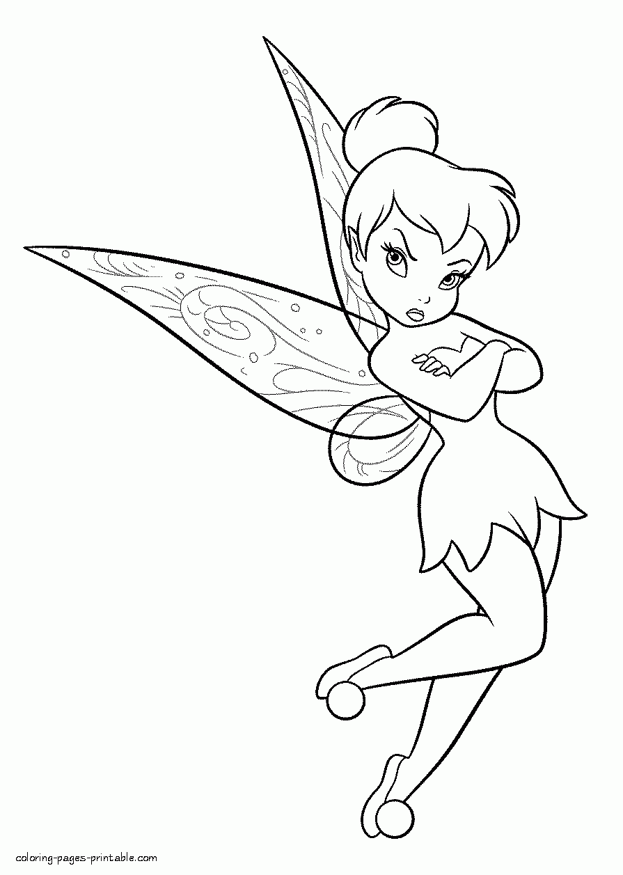 Tinkerbell Printable Coloring Pages COLORING PAGES PRINTABLE COM