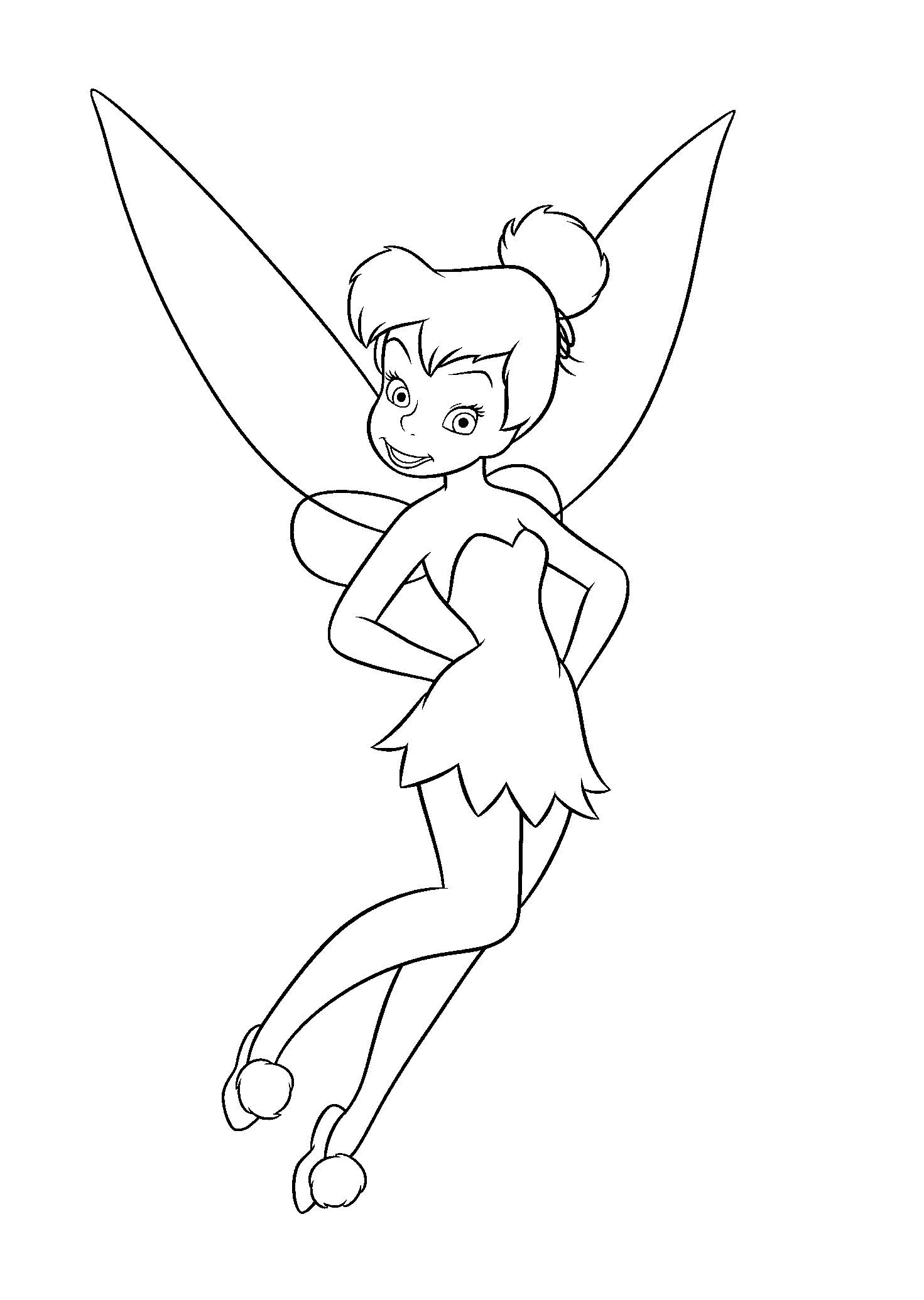 Tinkerbell Printable Coloring Pages