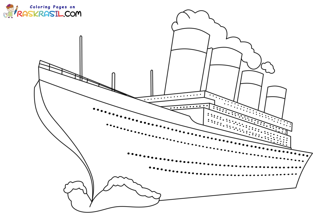 Coloring Pages Of Titanic