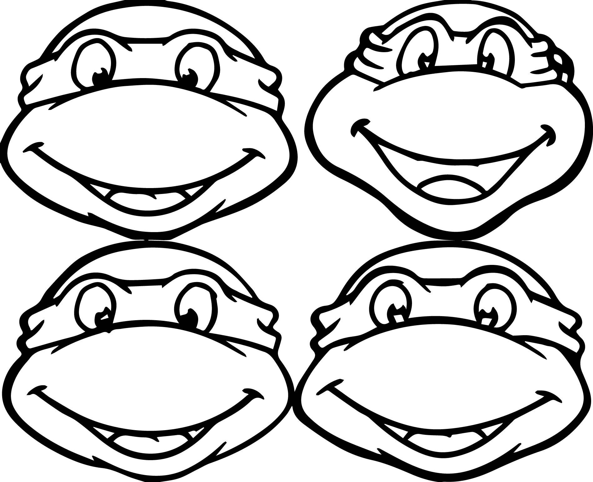 tmnt coloring pages free