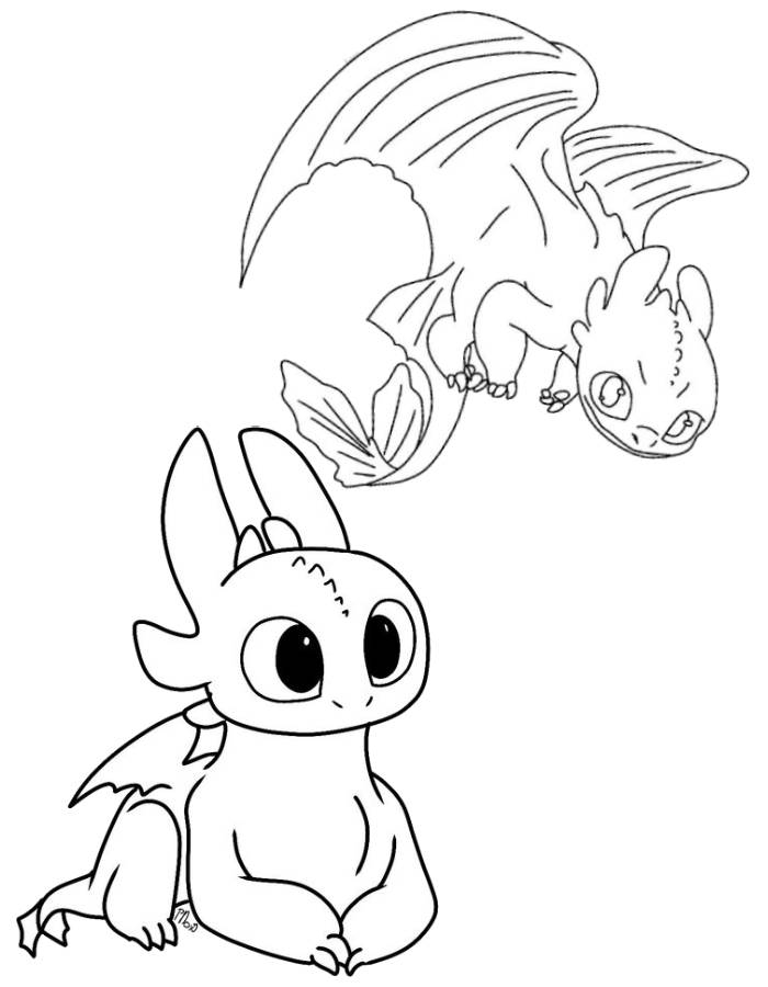 Toothless Coloring Pages