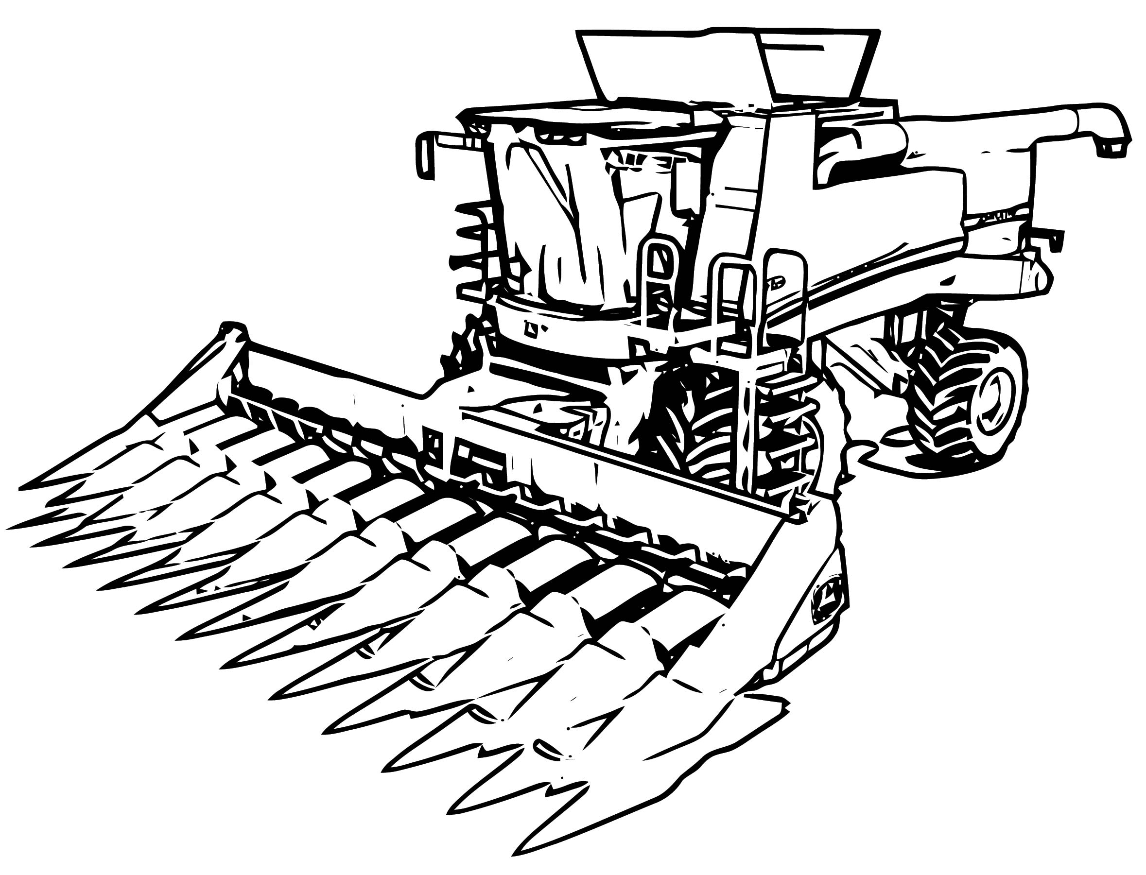 Tractor Coloring Pages