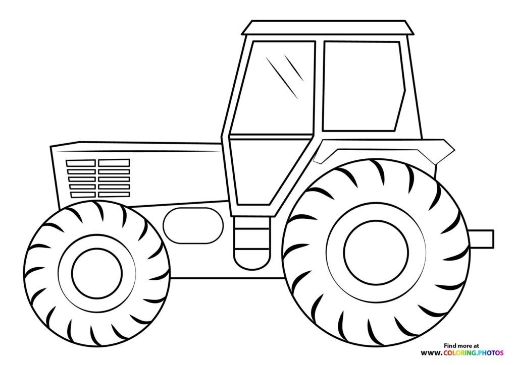Tractors Coloring Pages For Kids 100 Free And Easy Print Or Download