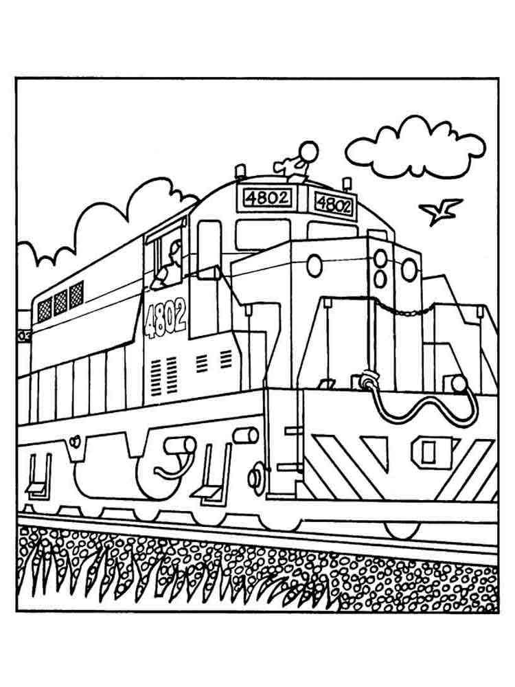 Train Coloring Pages