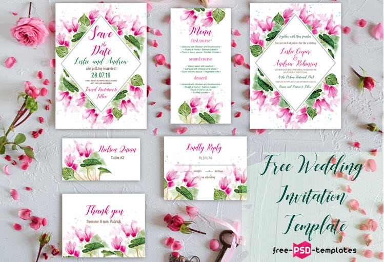 Tri Fold Invitation Template Free Database