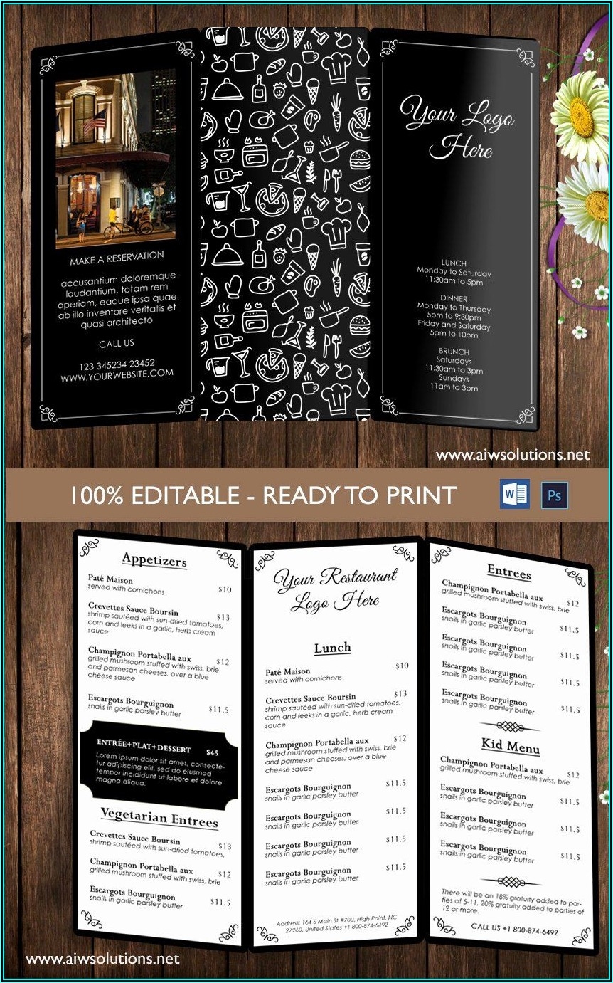 Tri Fold Wedding Invitations Template Free Template 2 Resume 