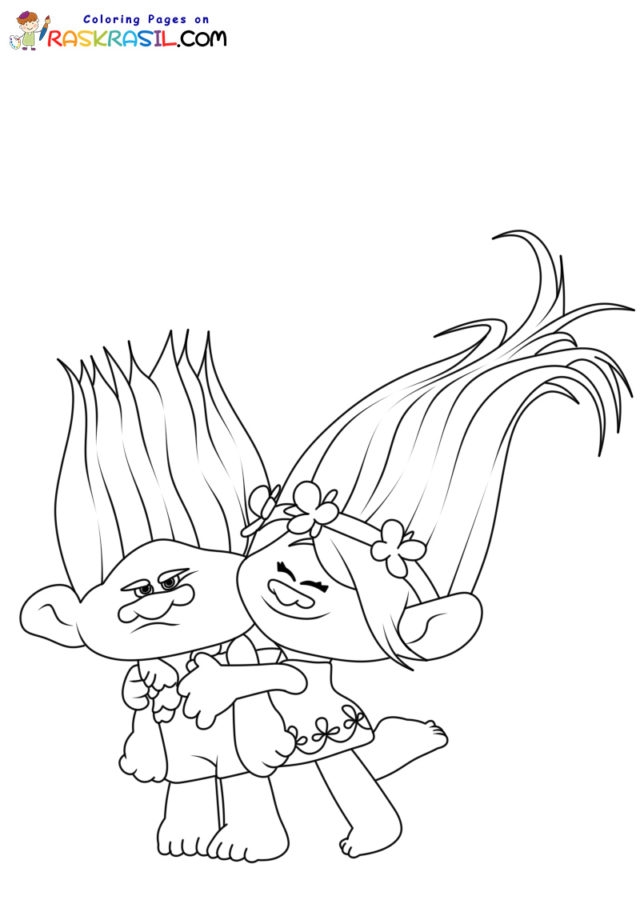 Trolls Band Together Coloring Pages Coloring Nation