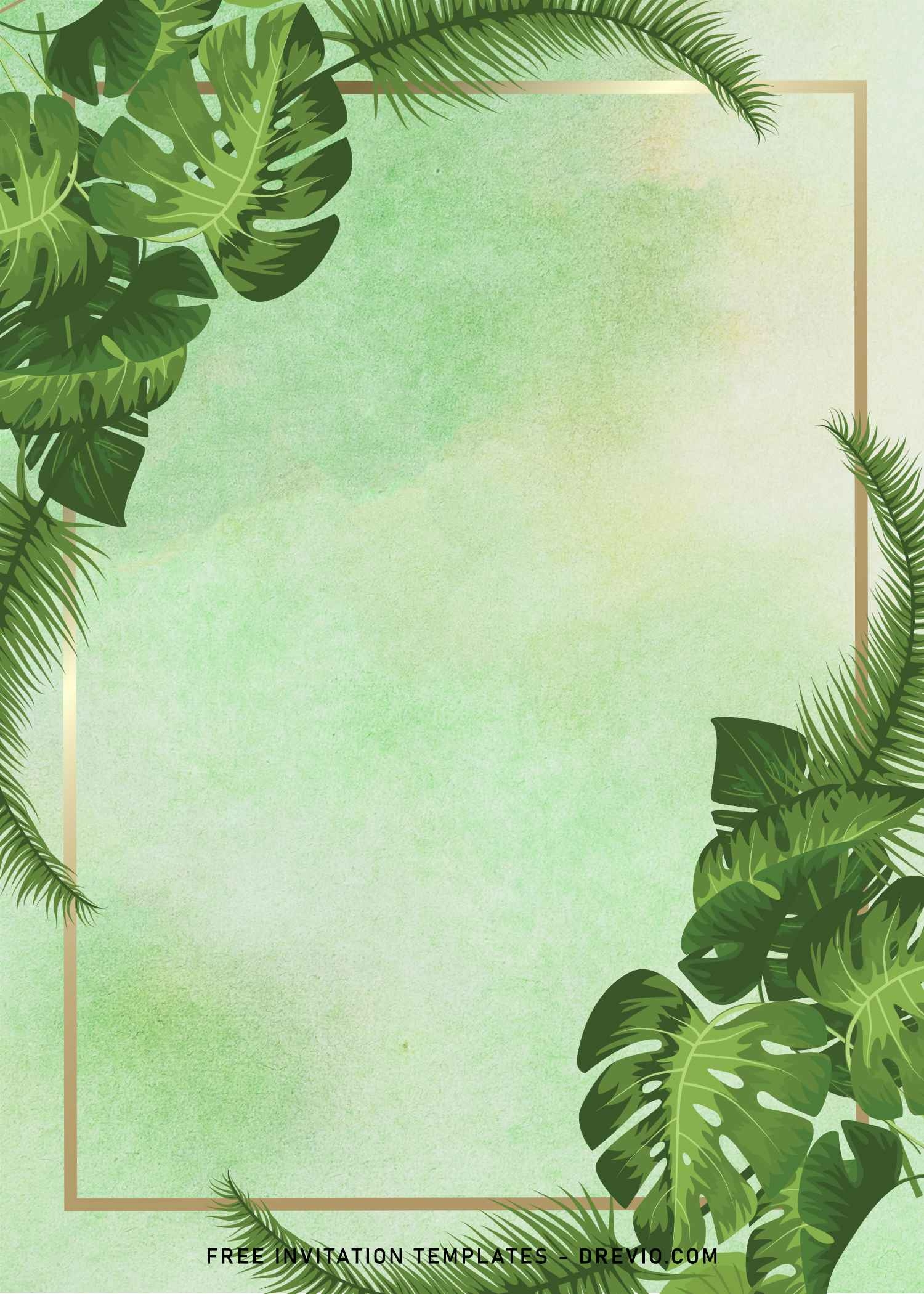 Tropical Invitation Template