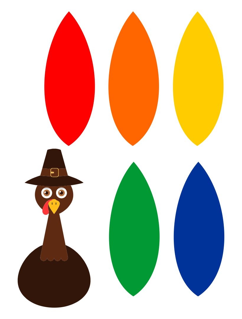 turkey crafts for adults printable