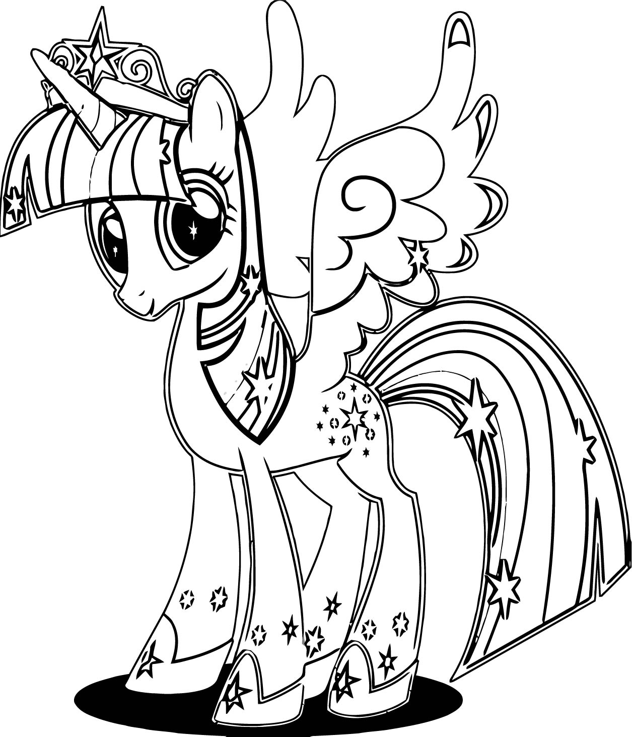 Twilight Sparkle Coloring Page