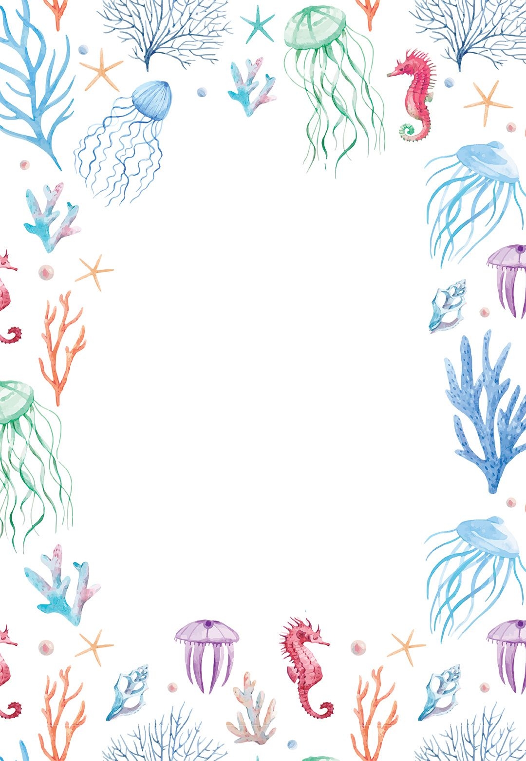 under the sea invitation template