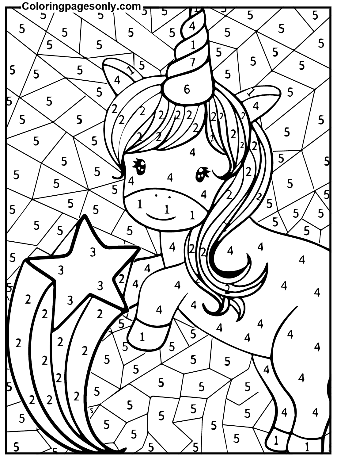 Color By Number Pages