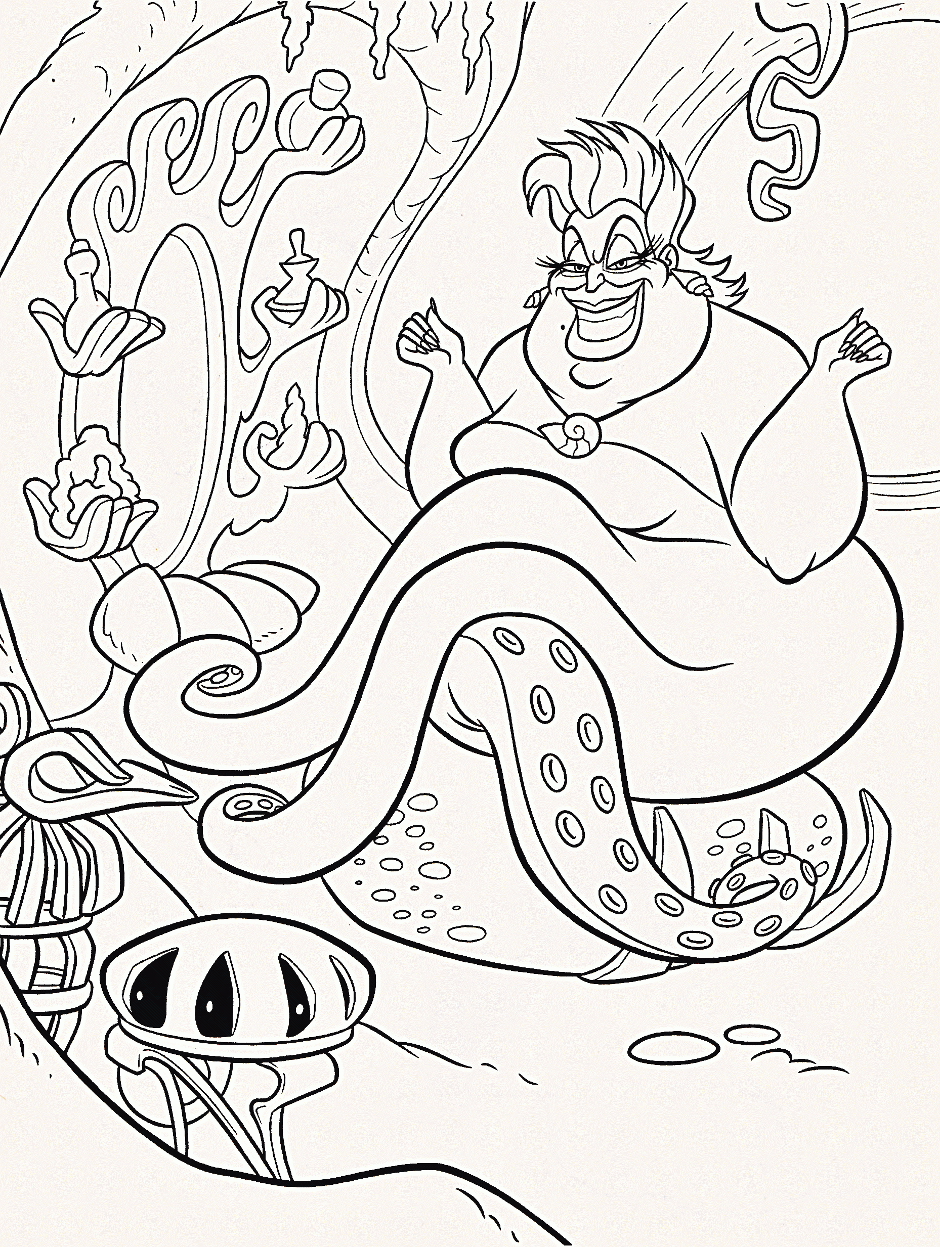 Ursula Little Mermaid Coloring Pages