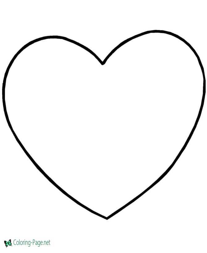 Valentine s Day Coloring Pages Heart To Color
