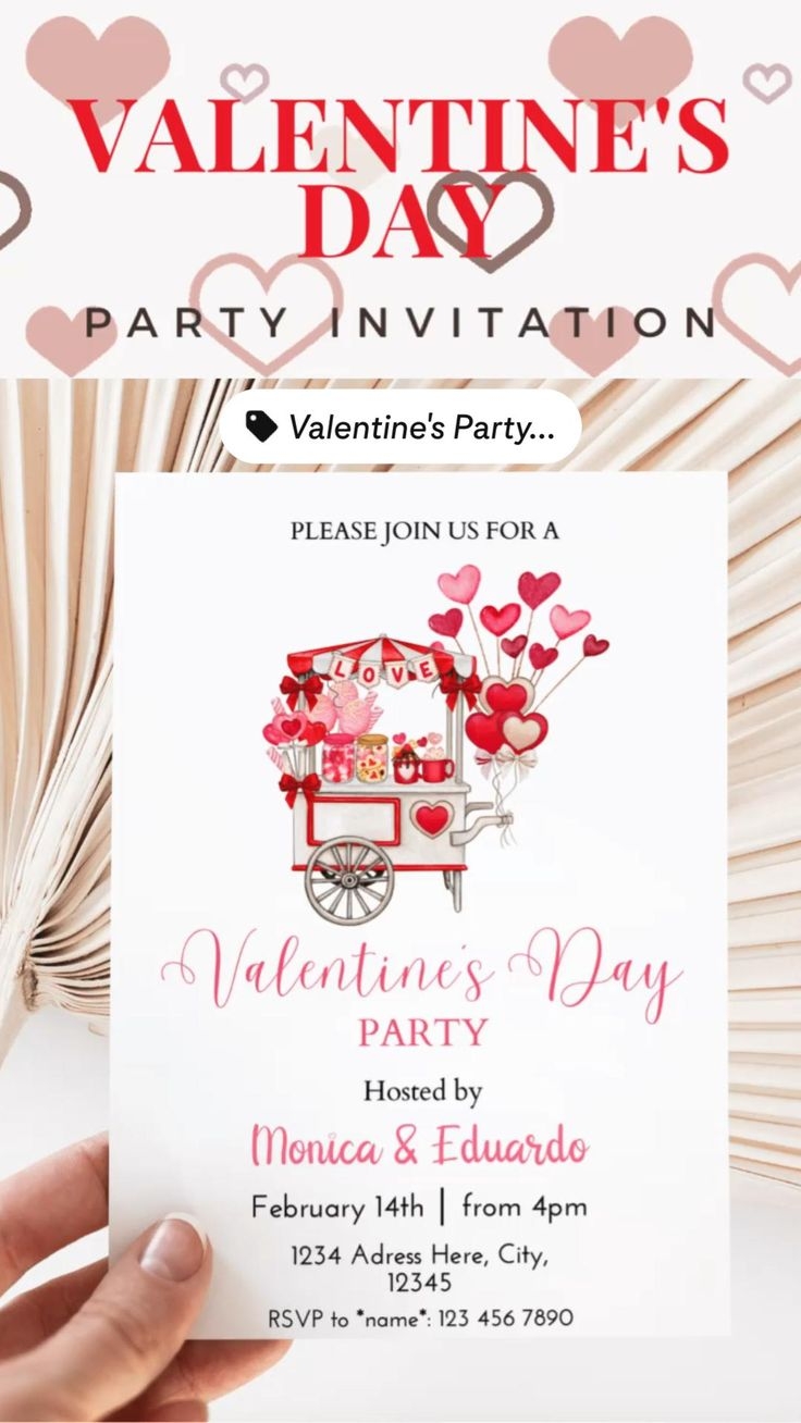 Valentine s Party Invitation Template Invitation Template Party