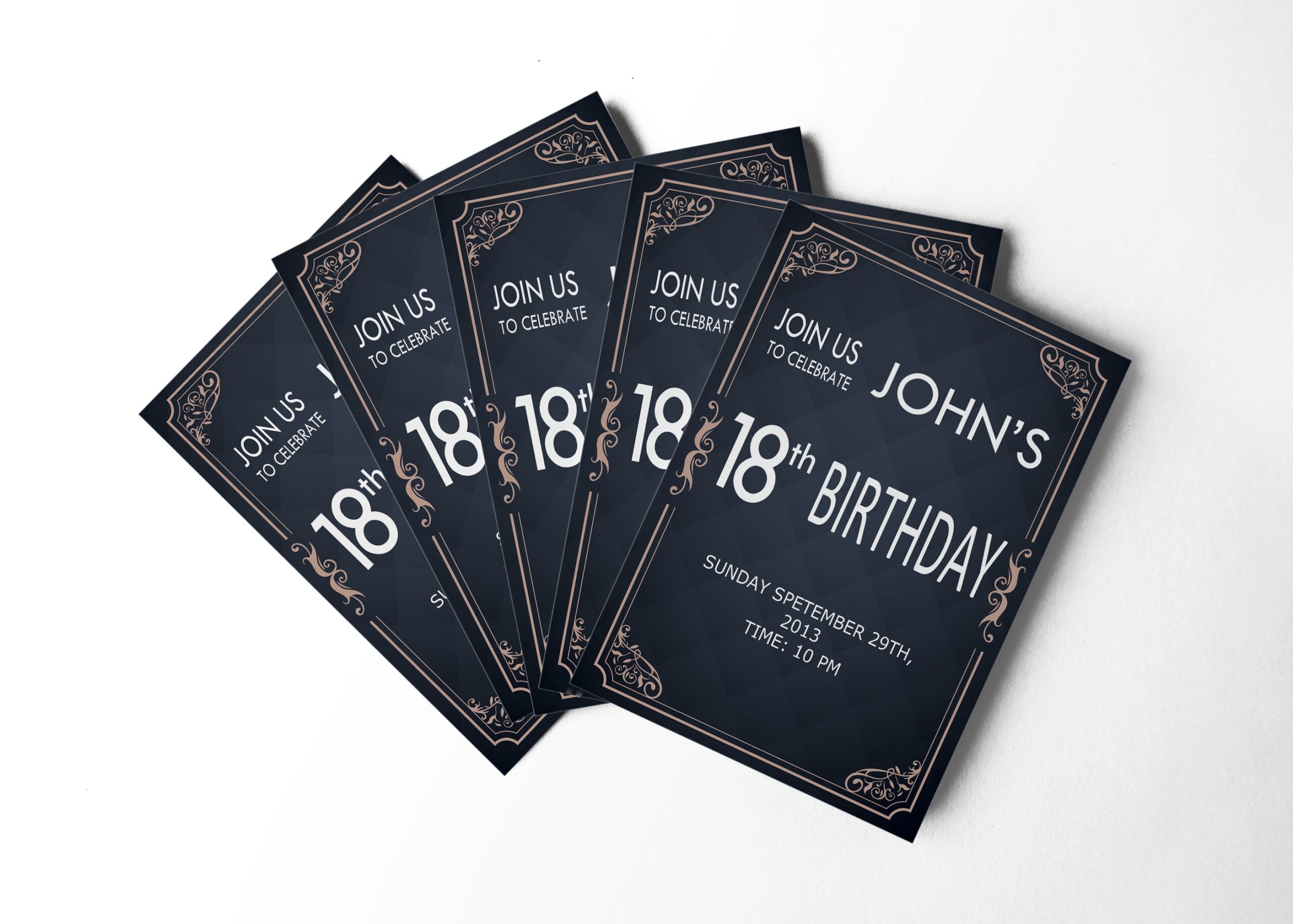 18th party invitation templates