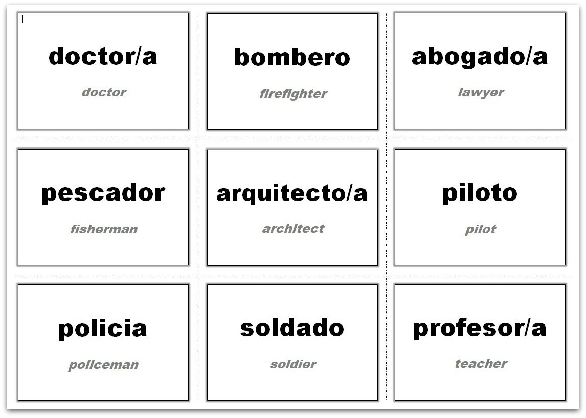 picture vocabulary cards printable