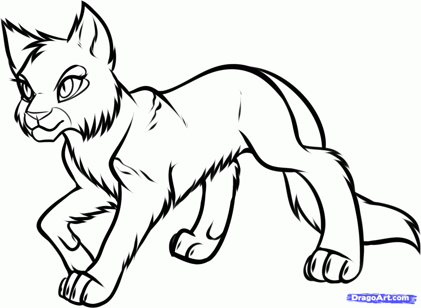 Warrior Cat Coloring Pages To Print Coloring Home