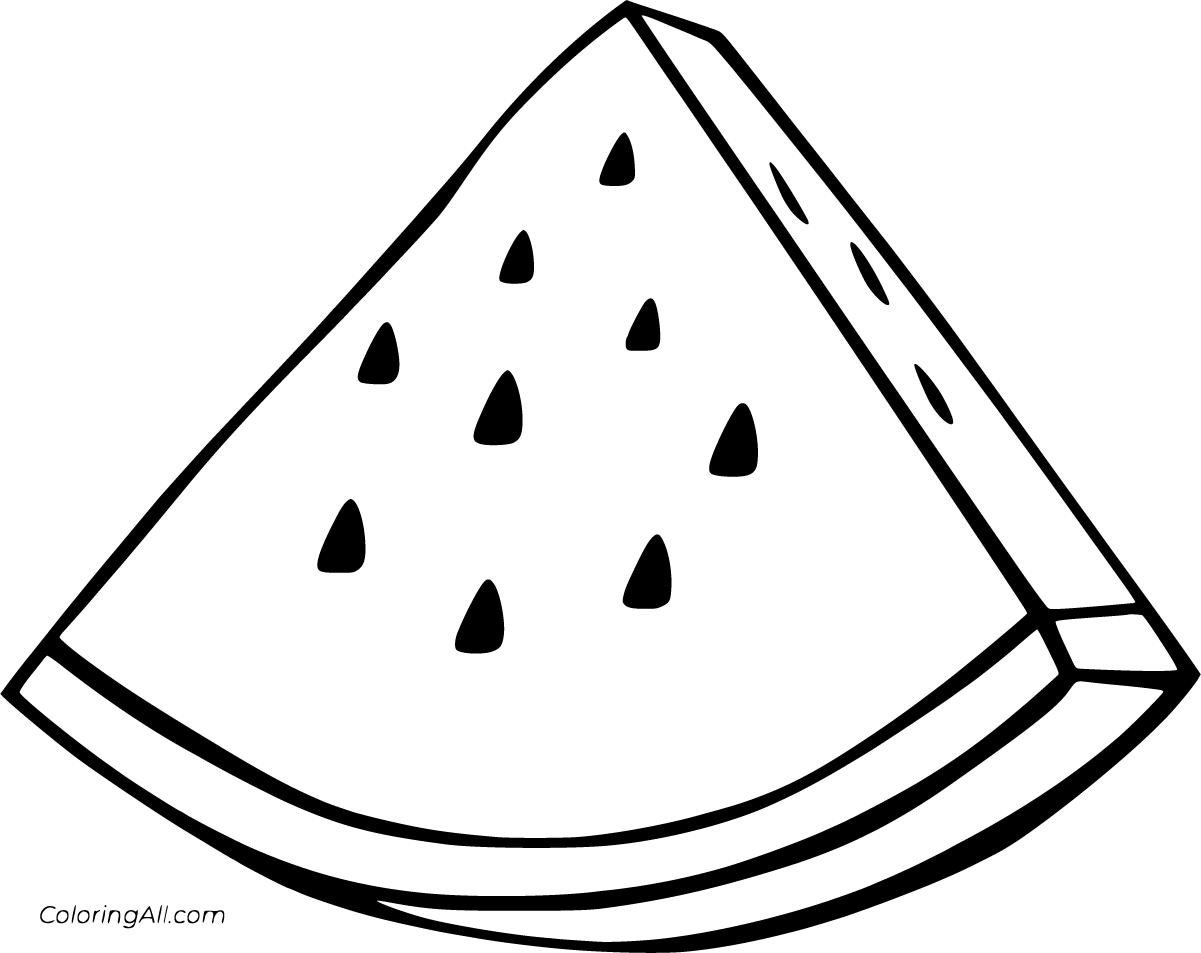 Watermelon Coloring Pages 17 Free Printables ColoringAll