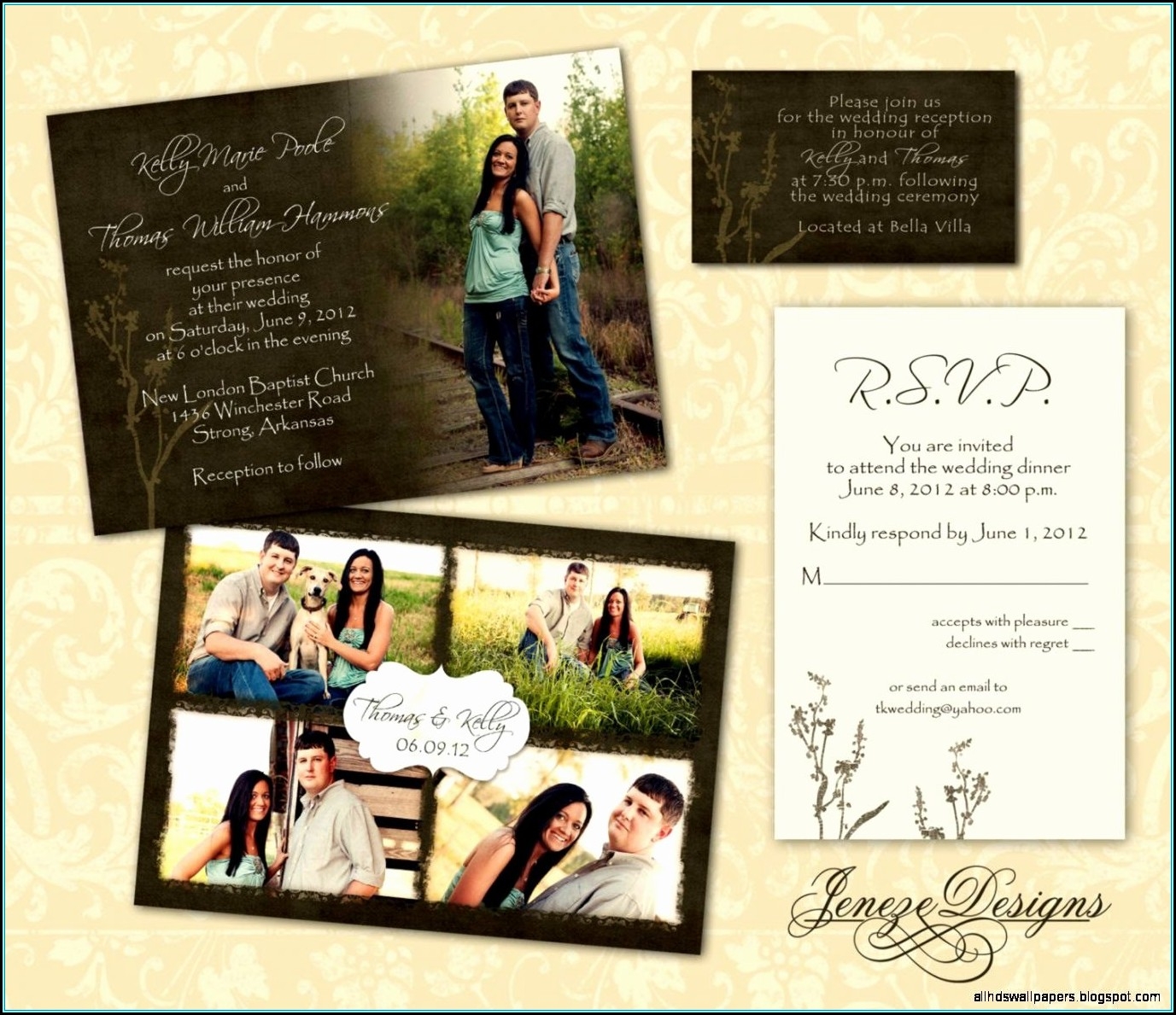 Wedding Invitation Templates Photoshop Template 1 Resume Examples 