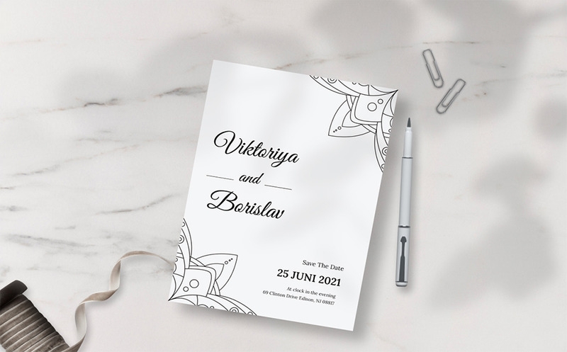 Wedding Set 5 Invitation Template 209817 TemplateMonster