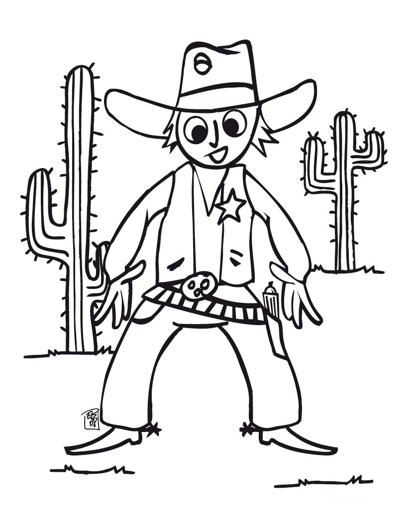 Western Coloring Pages