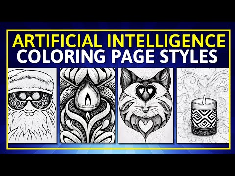 What Types Of AI Coloring Pages Can You Create With Midjourney