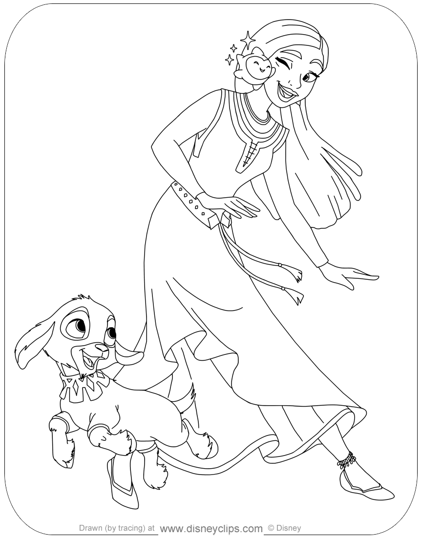 Wish Disney Coloring Pages Coloring Nation