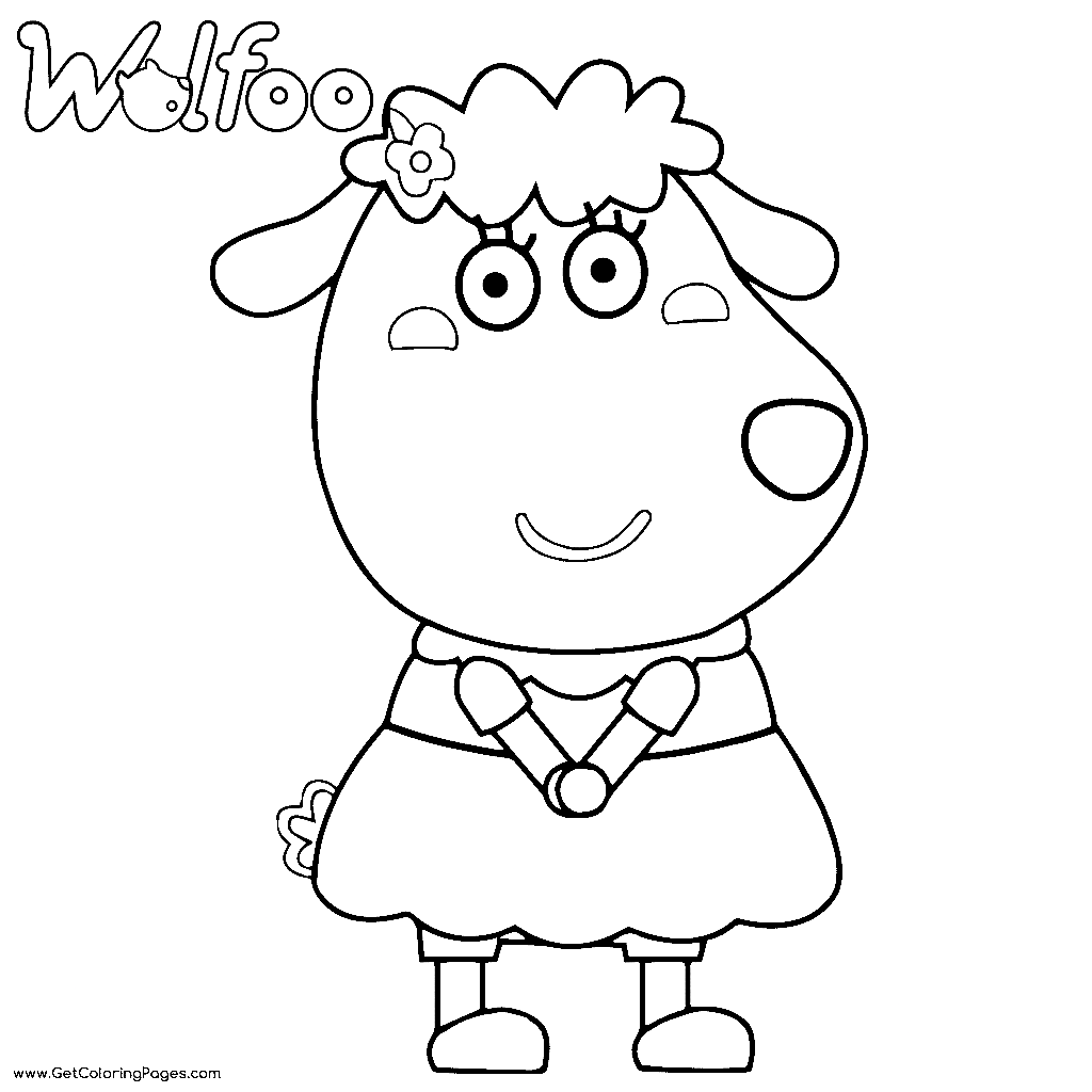 Wolfoo Sheep Coloring Pages Wolfoo Coloring Pages Coloring Pages 