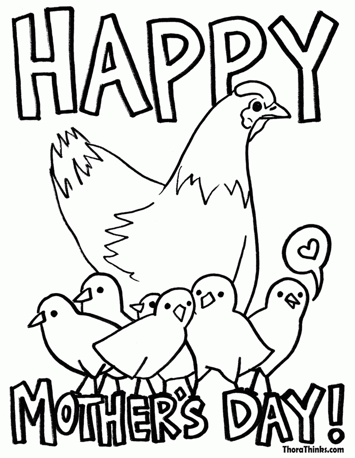 free mother's day coloring pages