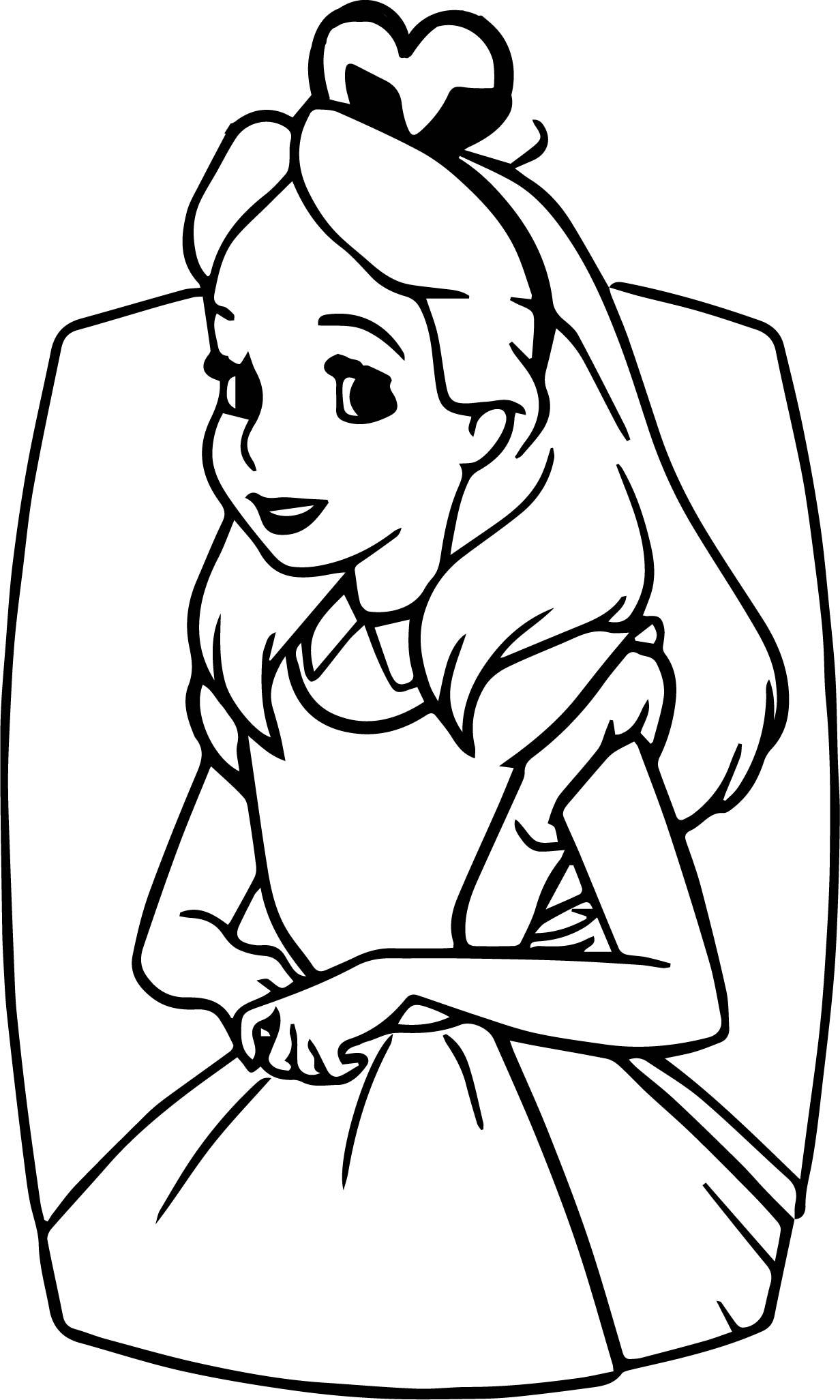 Wonderland Alice Coloring Pages Wecoloringpage Sheets Key Ca DaftSex HD