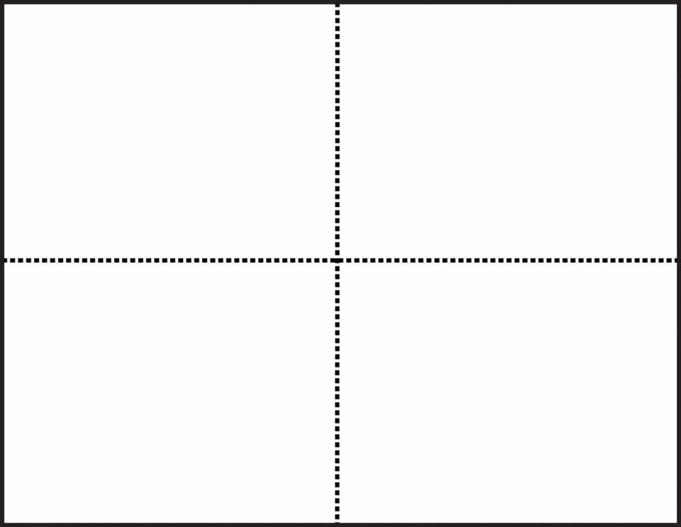 2 invitations per page template