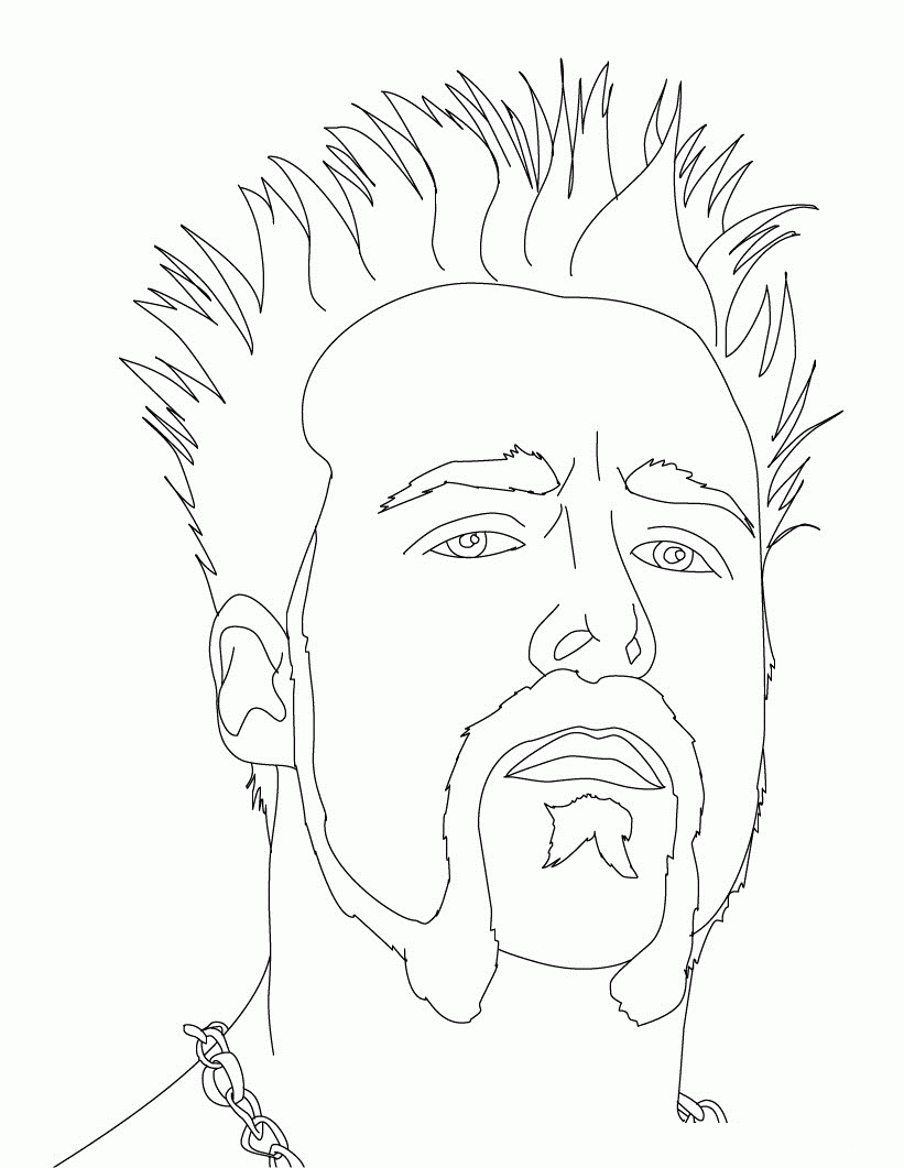 Wwe Coloring Pages Cm Punk Coloring Home