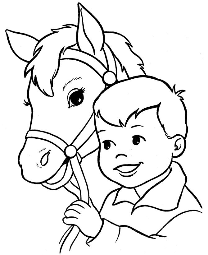 Www childrens Free Coloring Pages Horse Book For Kids
