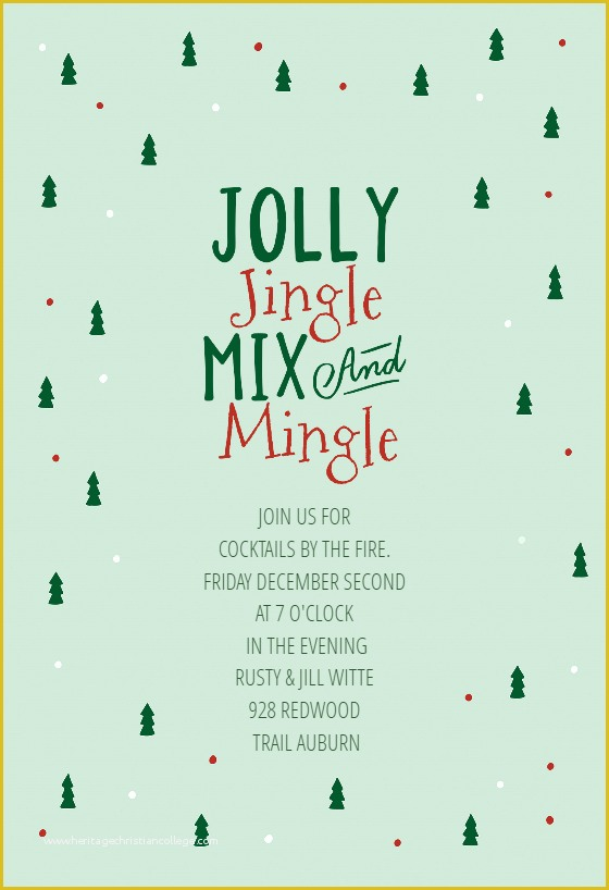 Xmas Invitation Templates Free Of Gifted Free Christmas Invitation