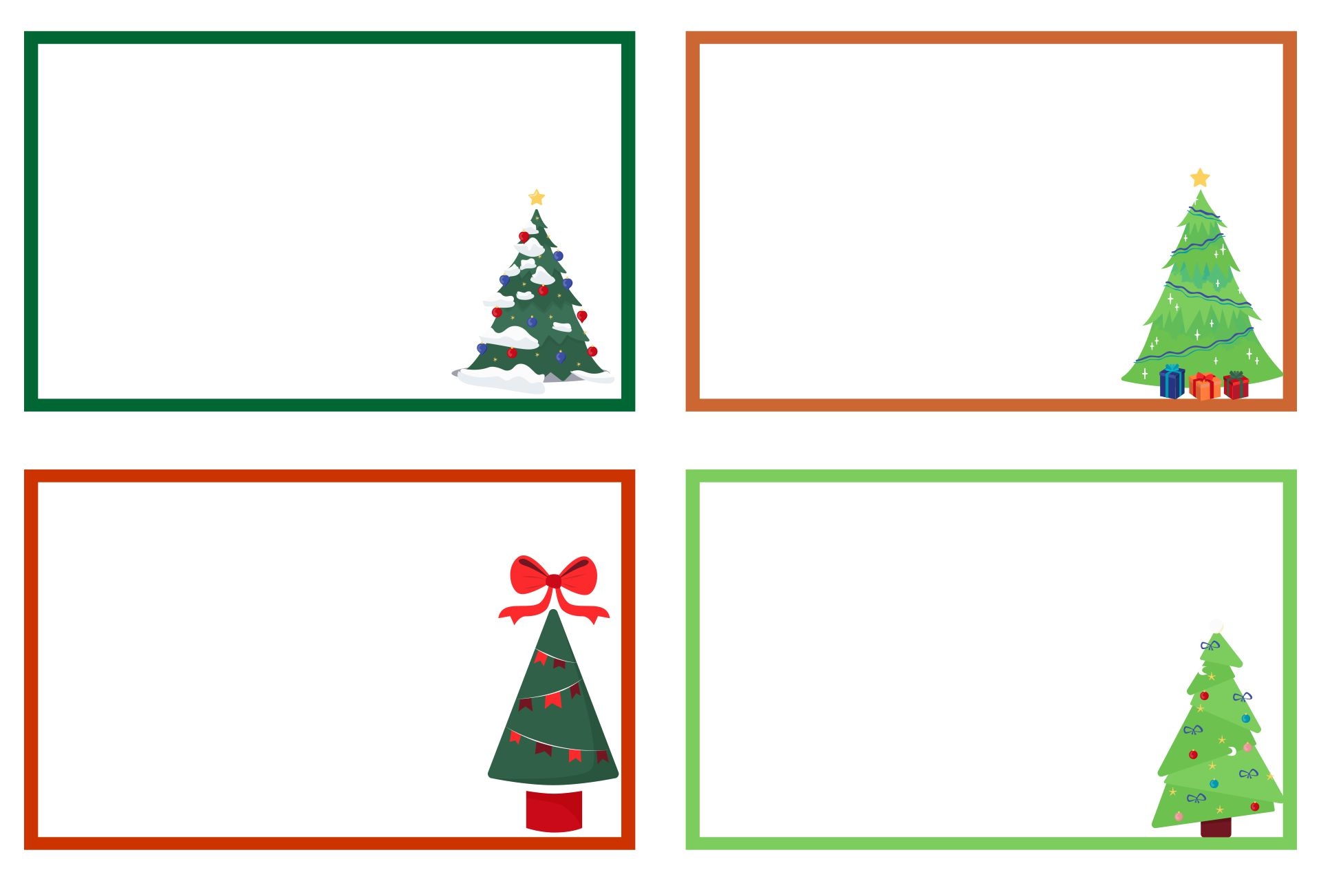 xmas templates free printable