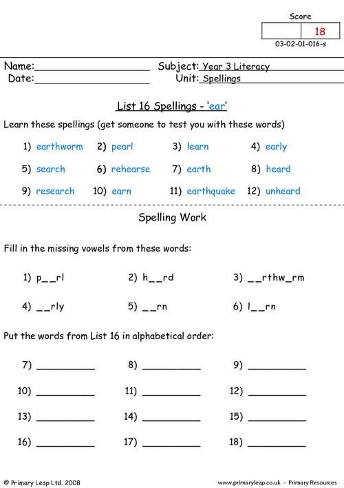 Year 3 Literacy Worksheets Printable Peggy Worksheets