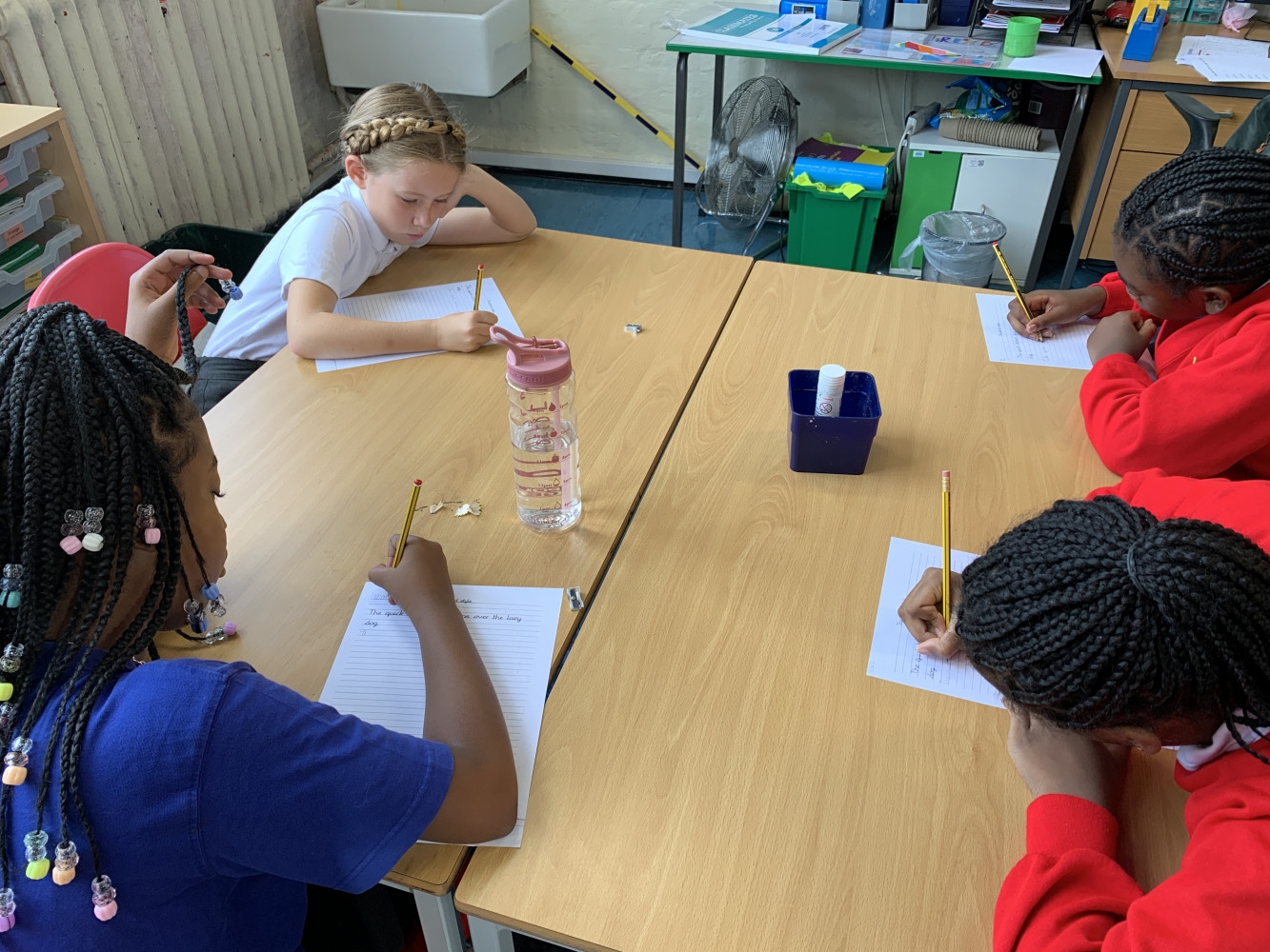 Year 5 Practising Handwriting Daubeney Primary School