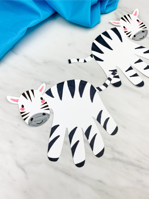 printable zebra craft