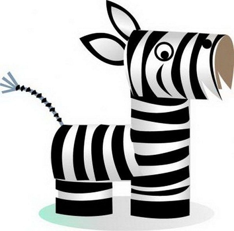 Zebra Craft Template
